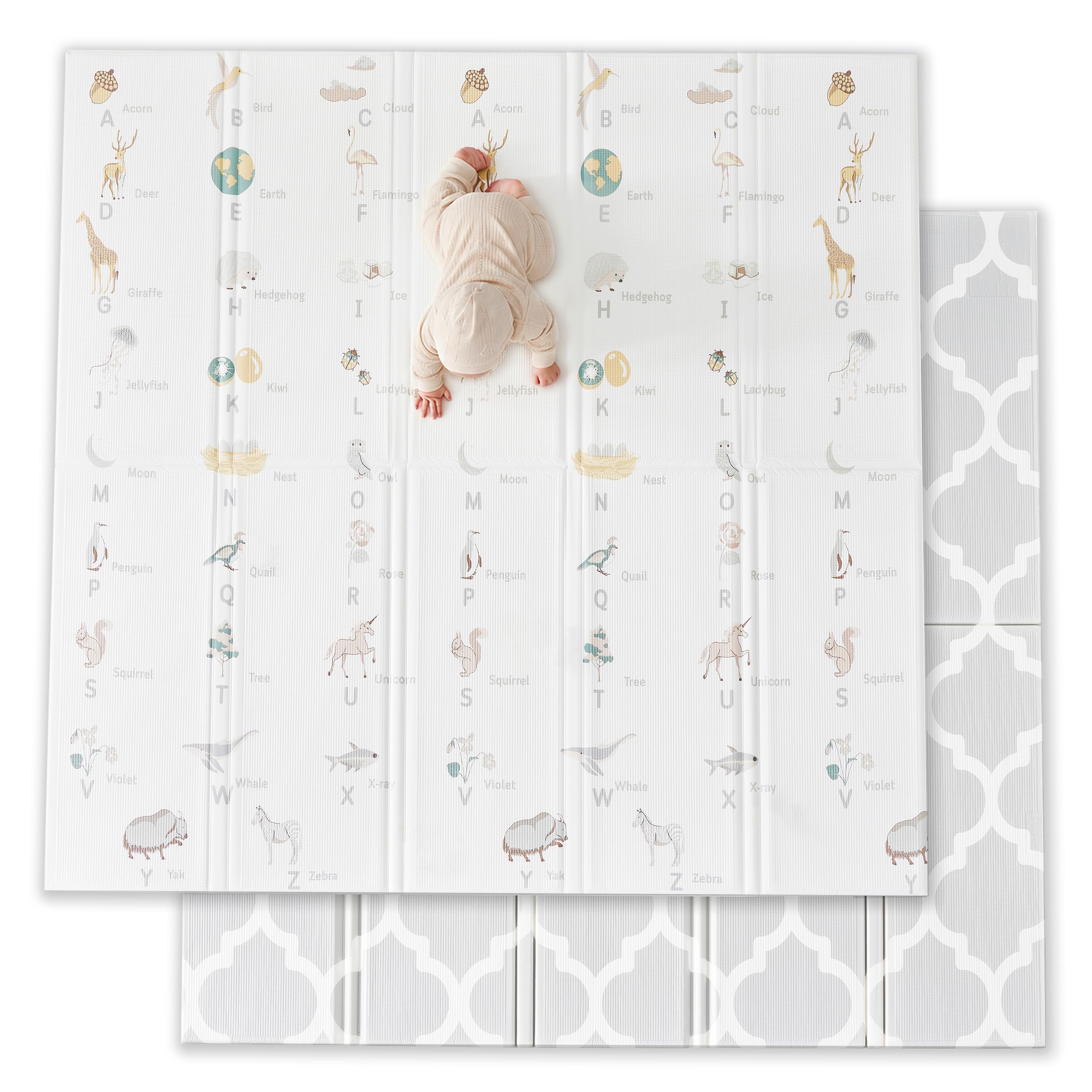 Amazon.com : Fortella Extra Large Foam Baby Play Mat, 71.5x70 in